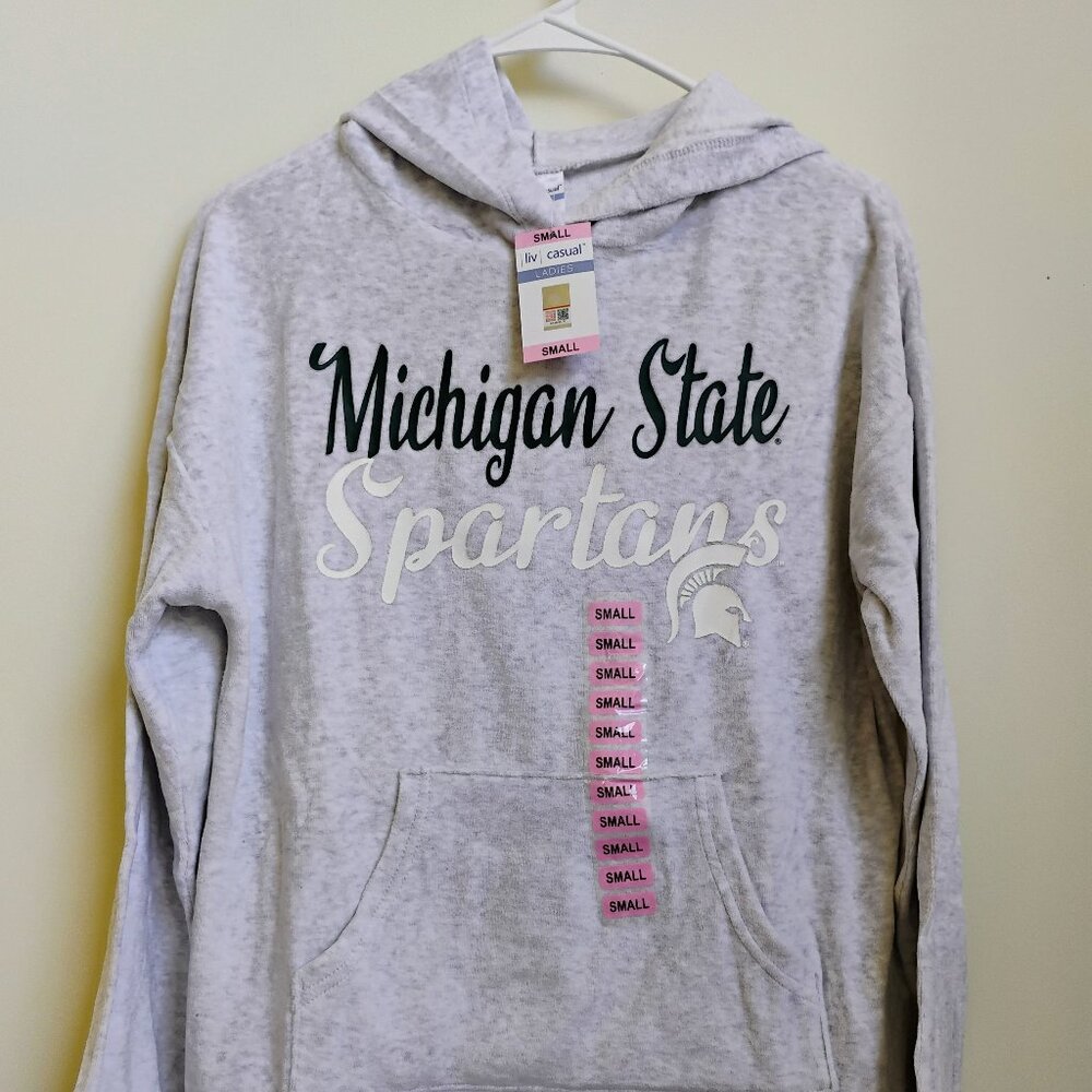 MSU ladies hoodie - size small NWT